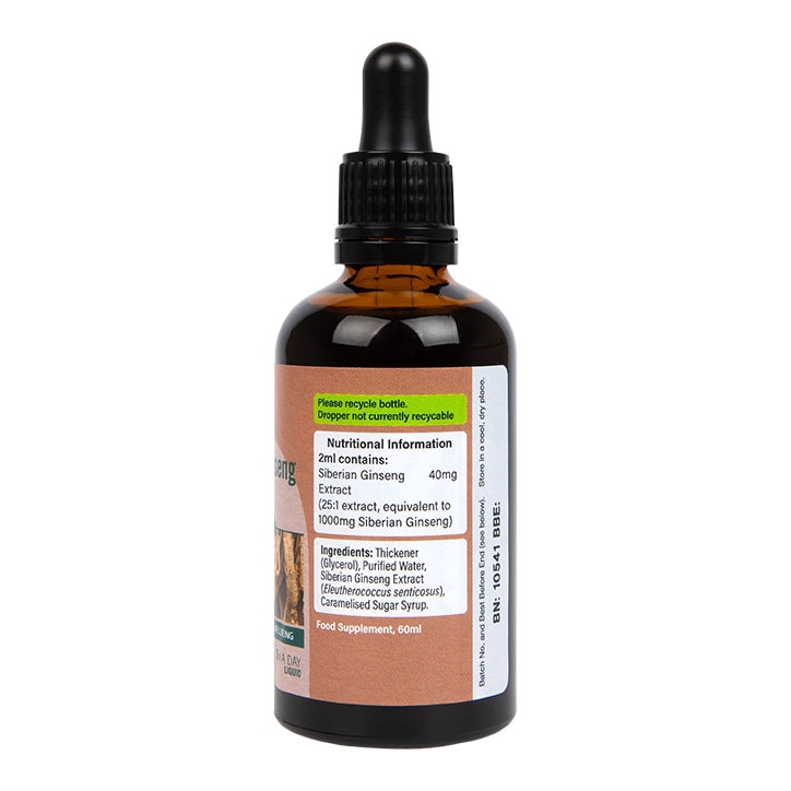 Holland & Barrett Siberian Ginseng 1000mg 60ml Liquid
